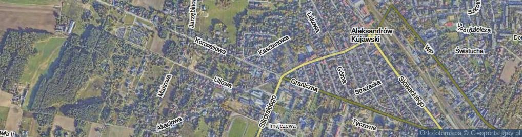 Zdjęcie satelitarne Targowa ul.